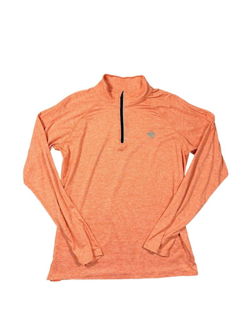 Rabbit Running Women's EZ ZIP Quarter Zip Pullover Orange Size XL